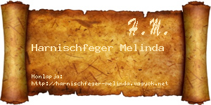 Harnischfeger Melinda névjegykártya