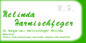 melinda harnischfeger business card